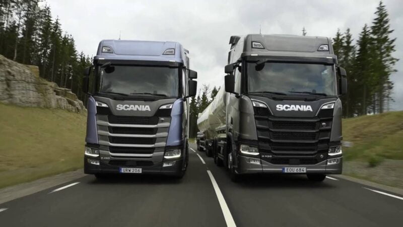 Scania presentó su nueva generación de camiones a gas en colombia