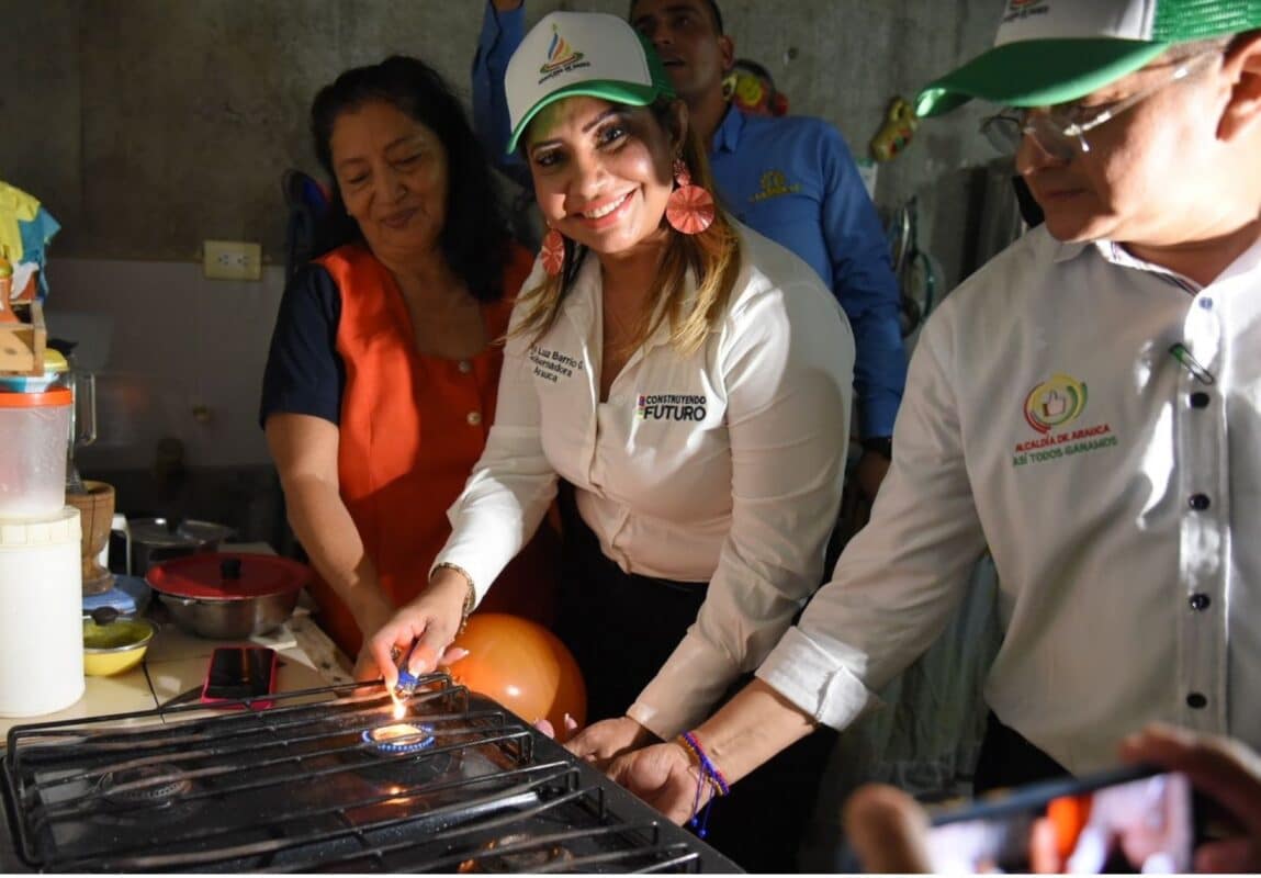 Se acabo la espera: encienden las primeras llamas del gas domiciliario en arauca